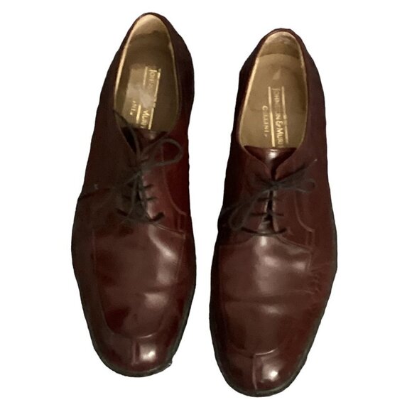 Johnston & Murphy Cellini Lace-Up Leather Oxford Mens Sz 10-1/2M Cordovan #260D - Picture 2 of 11